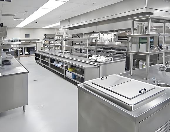 大型食堂厨房设备安装应用